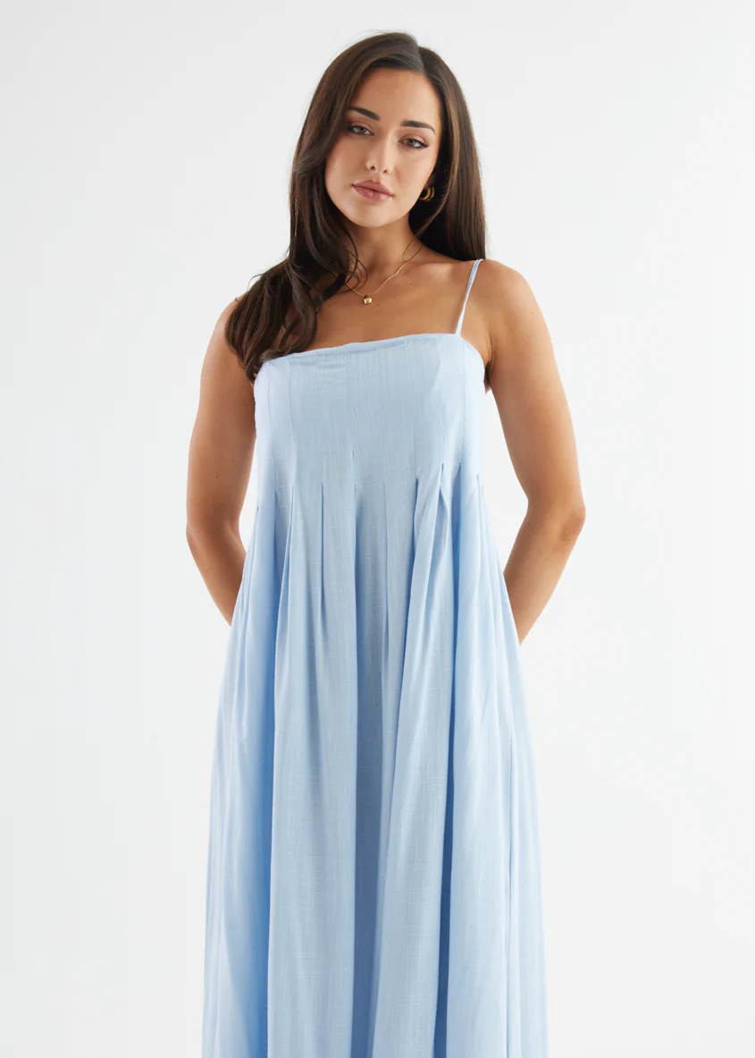 Marinella Maxi Dress - Blue - Image 3