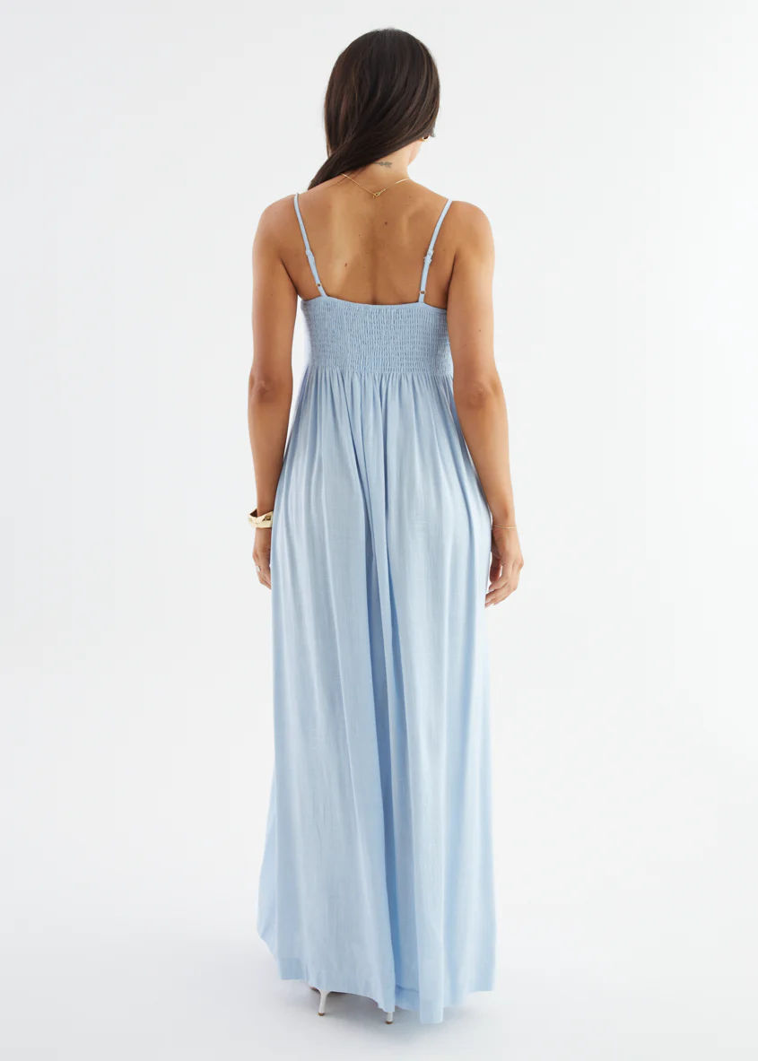 Marinella Maxi Dress - Blue - Image 7