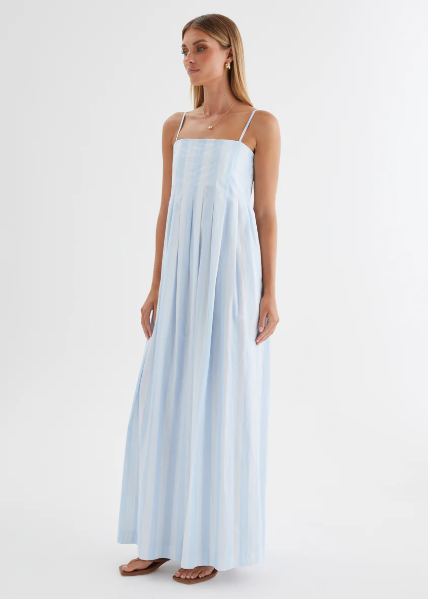 Marinella Maxi Dress - Sky Stripe - Image 8