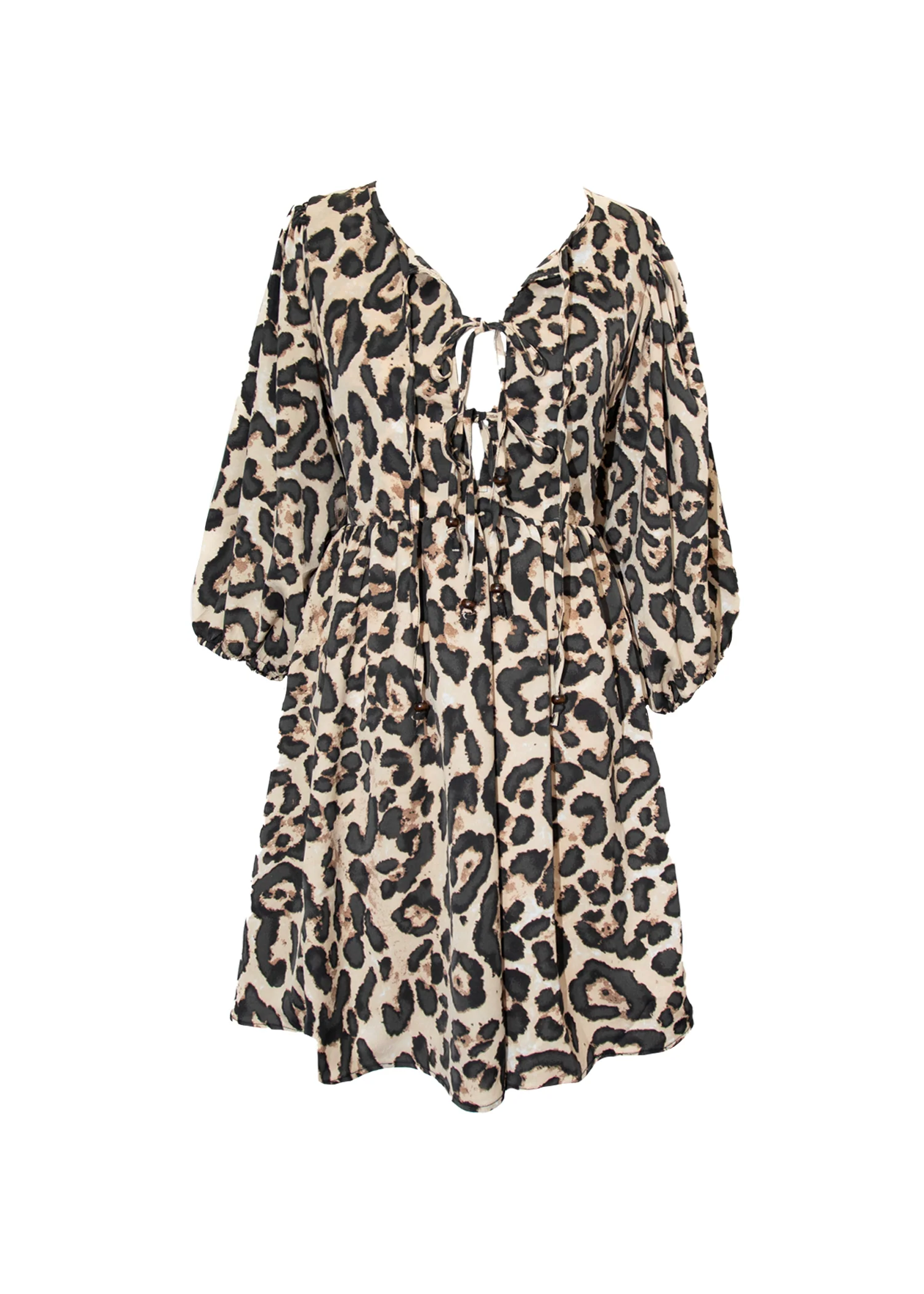 Marisol Dress - Leopard - Image 2