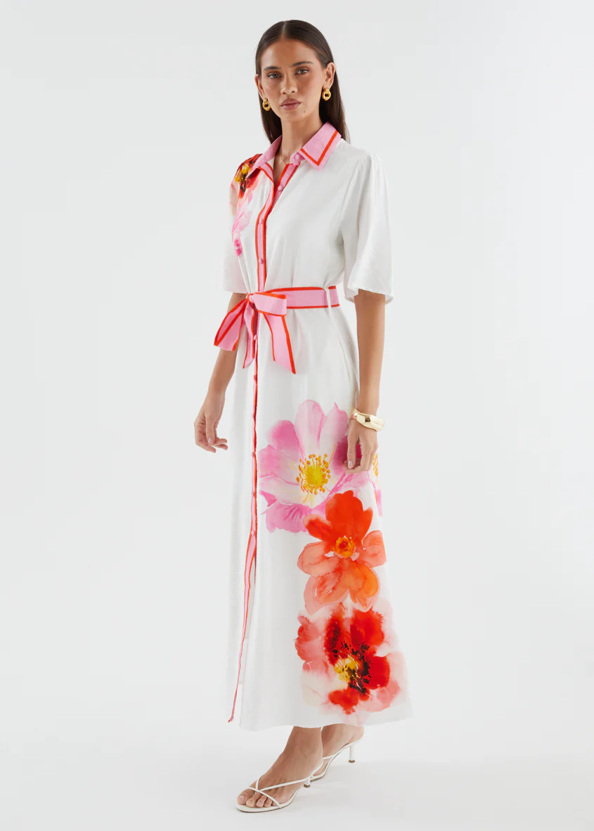 Marlena Maxi Dress - Pink Bloom - Image 9