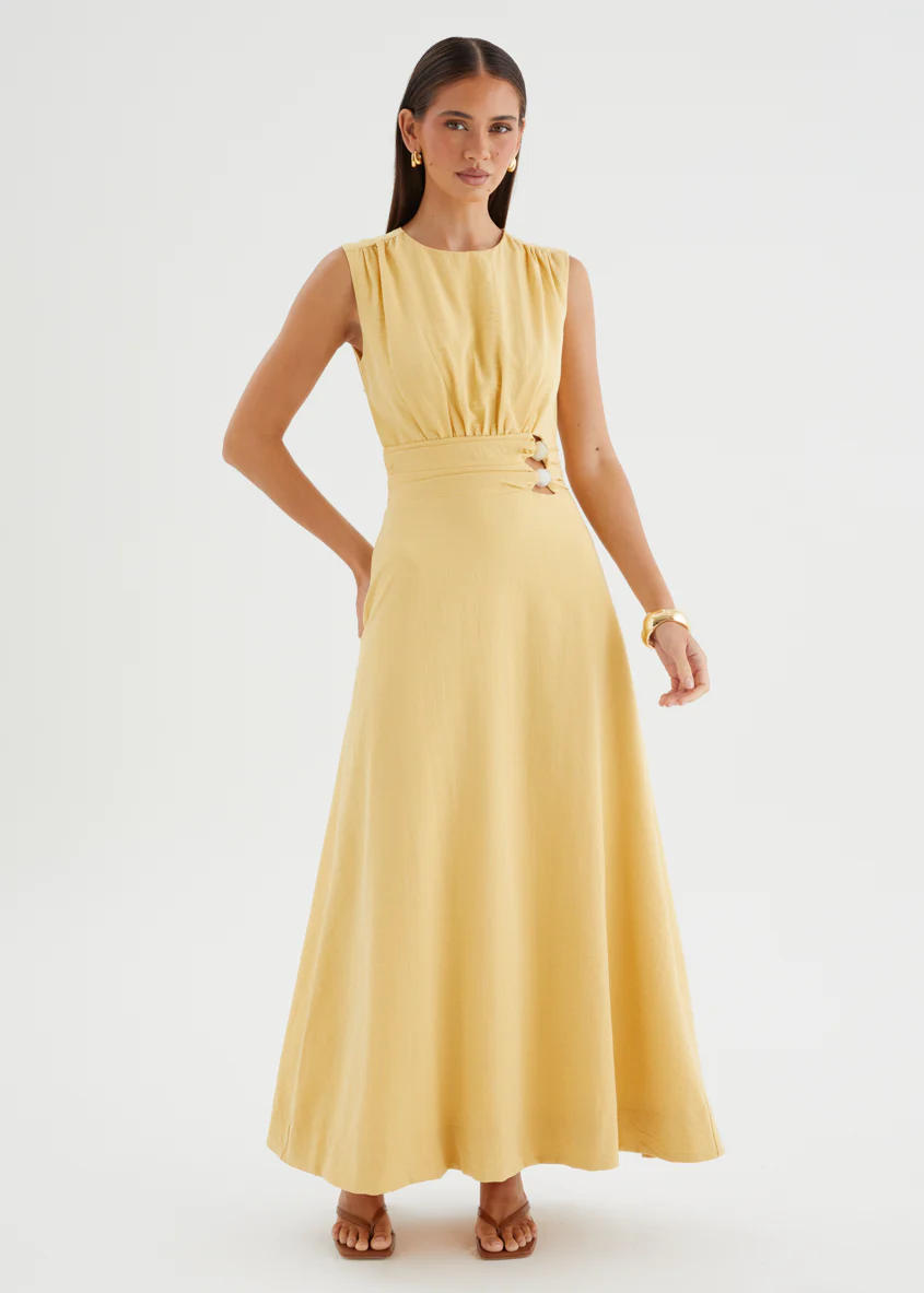 Martha Maxi Dress - Mustard