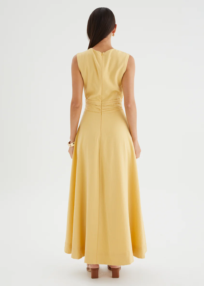 Martha Maxi Dress - Mustard - Image 8