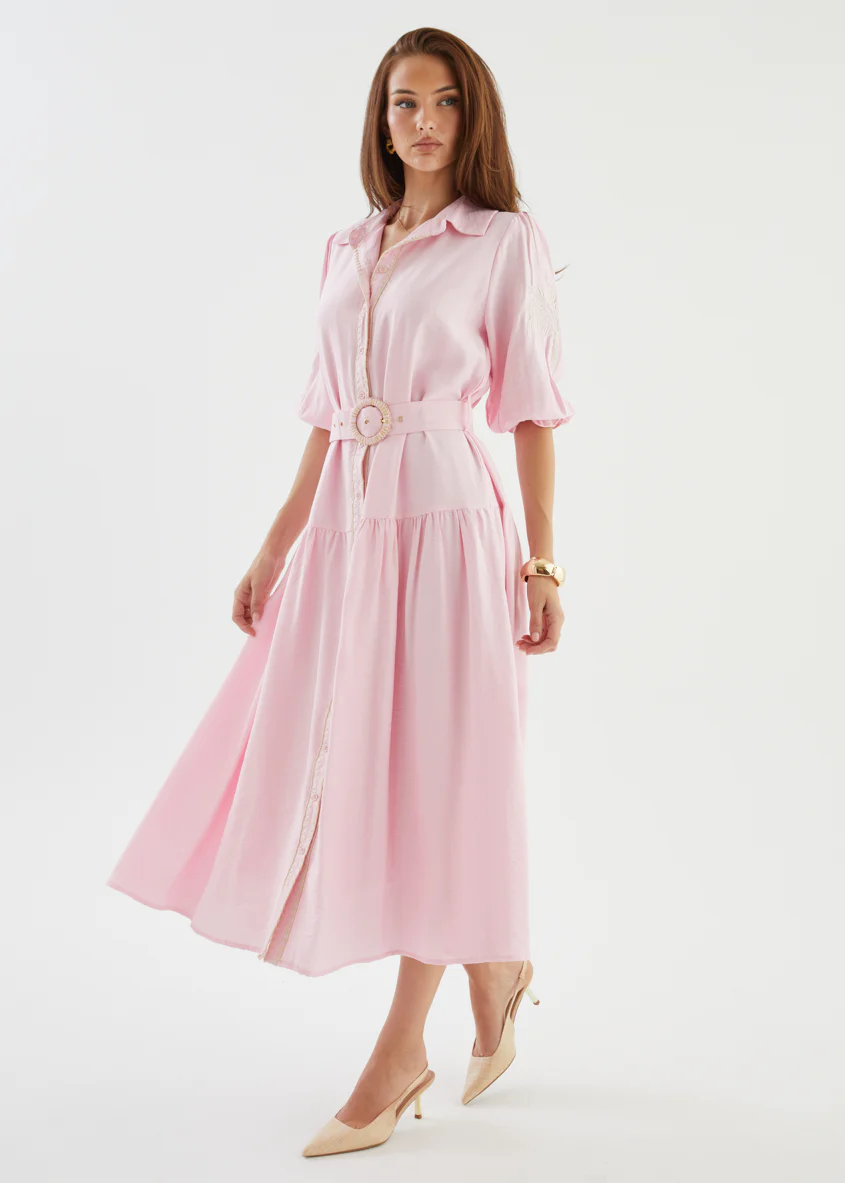 Matisse Maxi Dress - Pastel Pink - Image 7