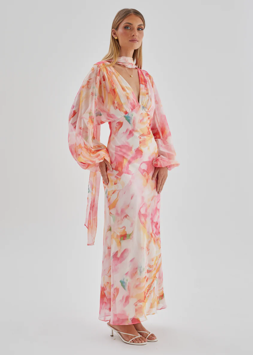 Mayflower Midi Dress - Ruby Splash - Image 7