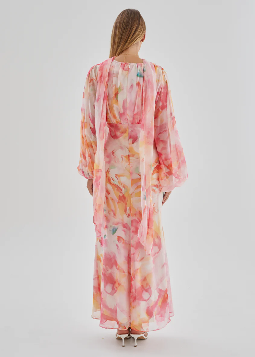 Mayflower Midi Dress - Ruby Splash - Image 9