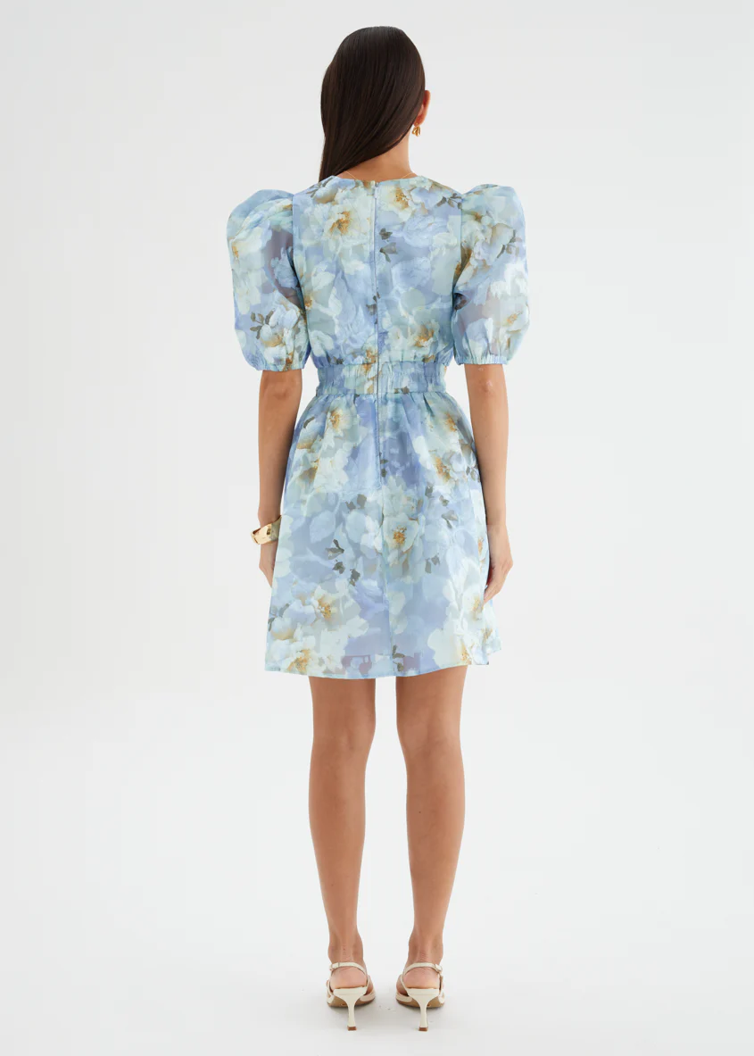 Meera Dress - Azure Petals - Image 14