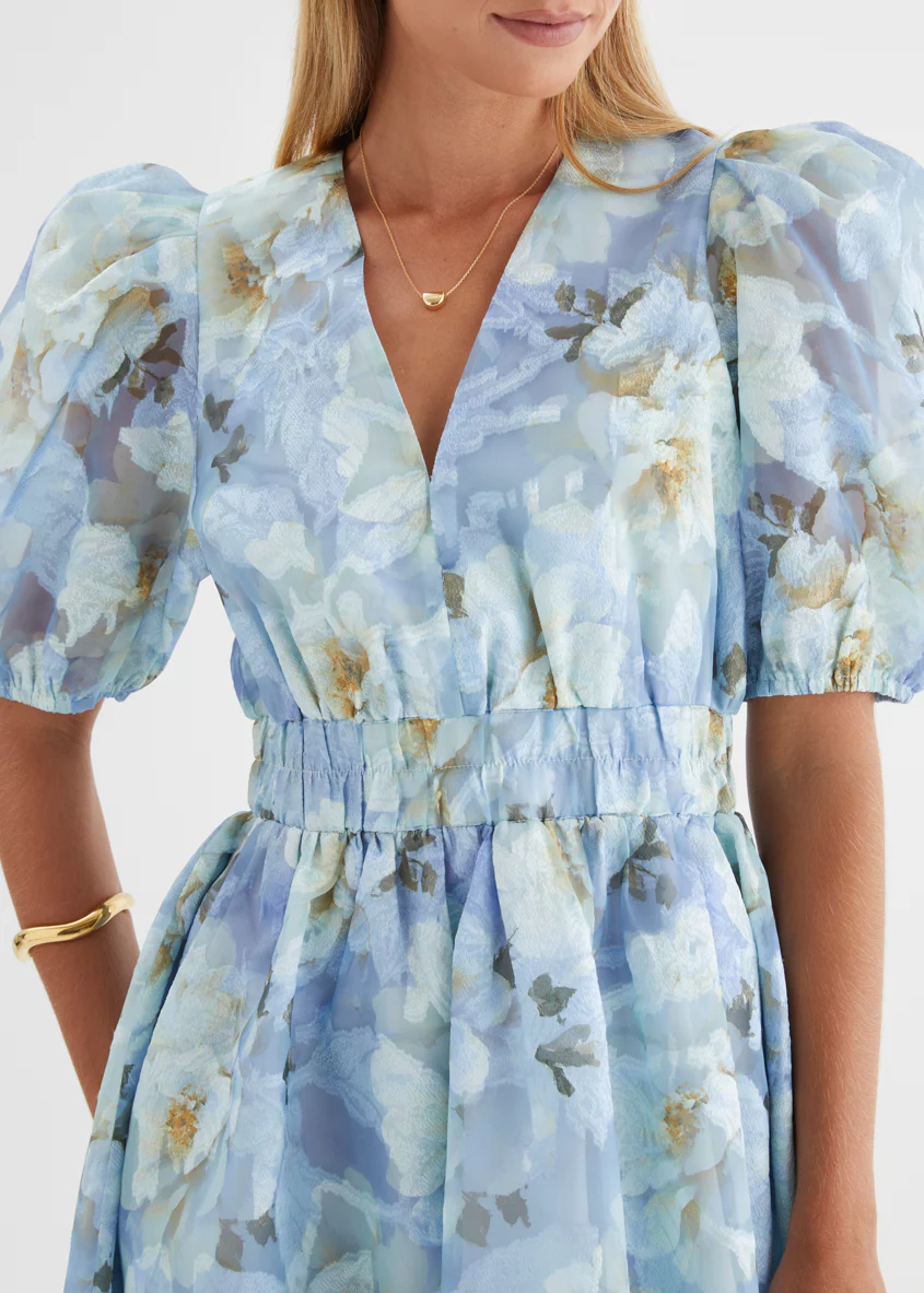 Meera Dress - Azure Petals - Image 17