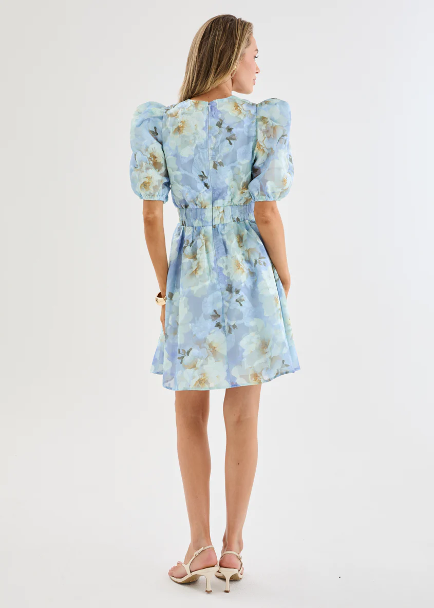 Meera Dress - Azure Petals - Image 7
