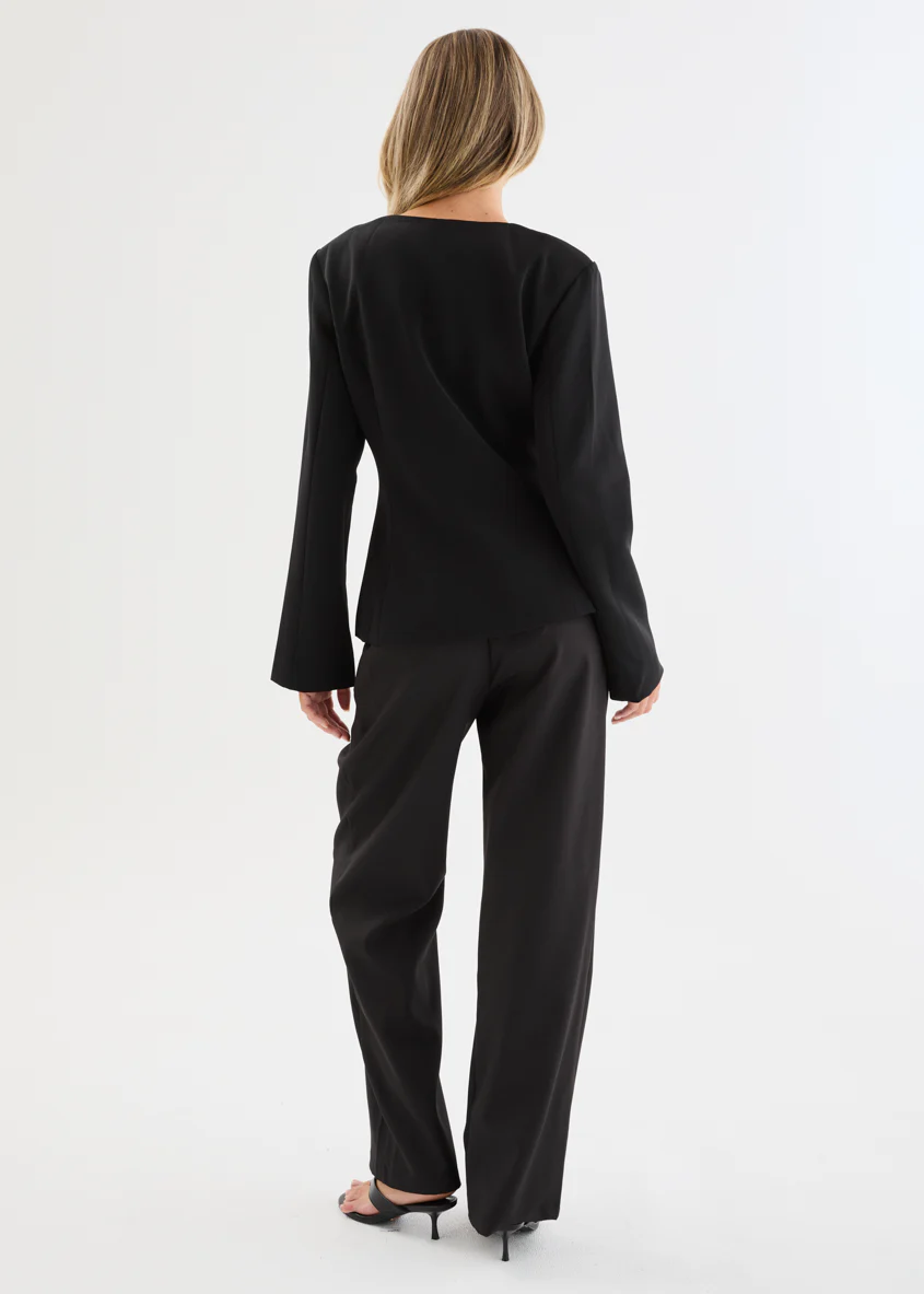 Melita Blazer - Black - Image 8