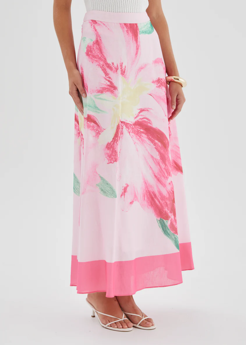 Melora Maxi Skirt - Pink Iris - Image 5