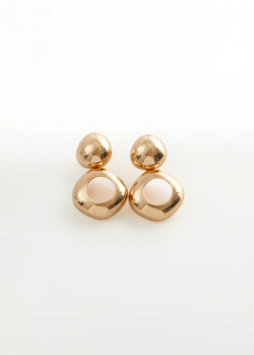Merete Earrings - Gold - Image 2