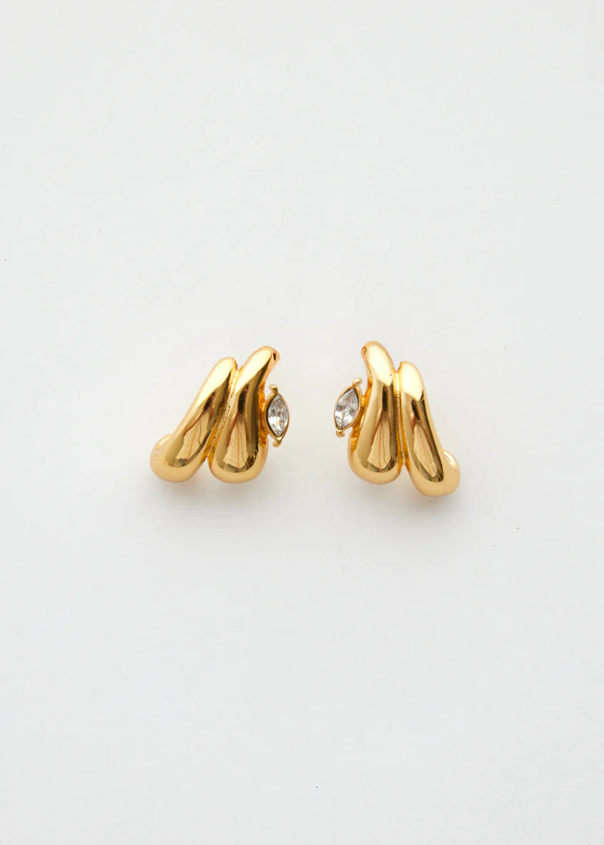 Midas Earrings - Gold - Image 3