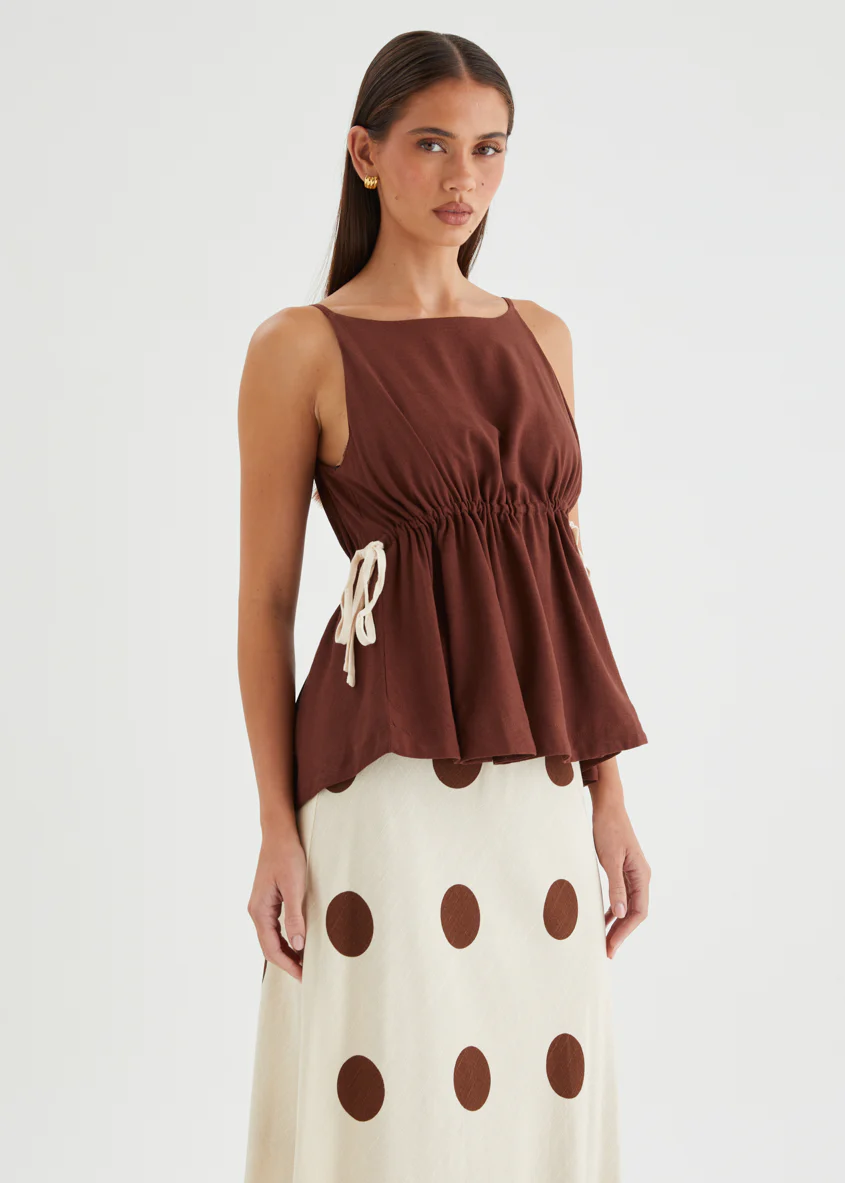 Mikkeli Top - Chocolate - Image 5