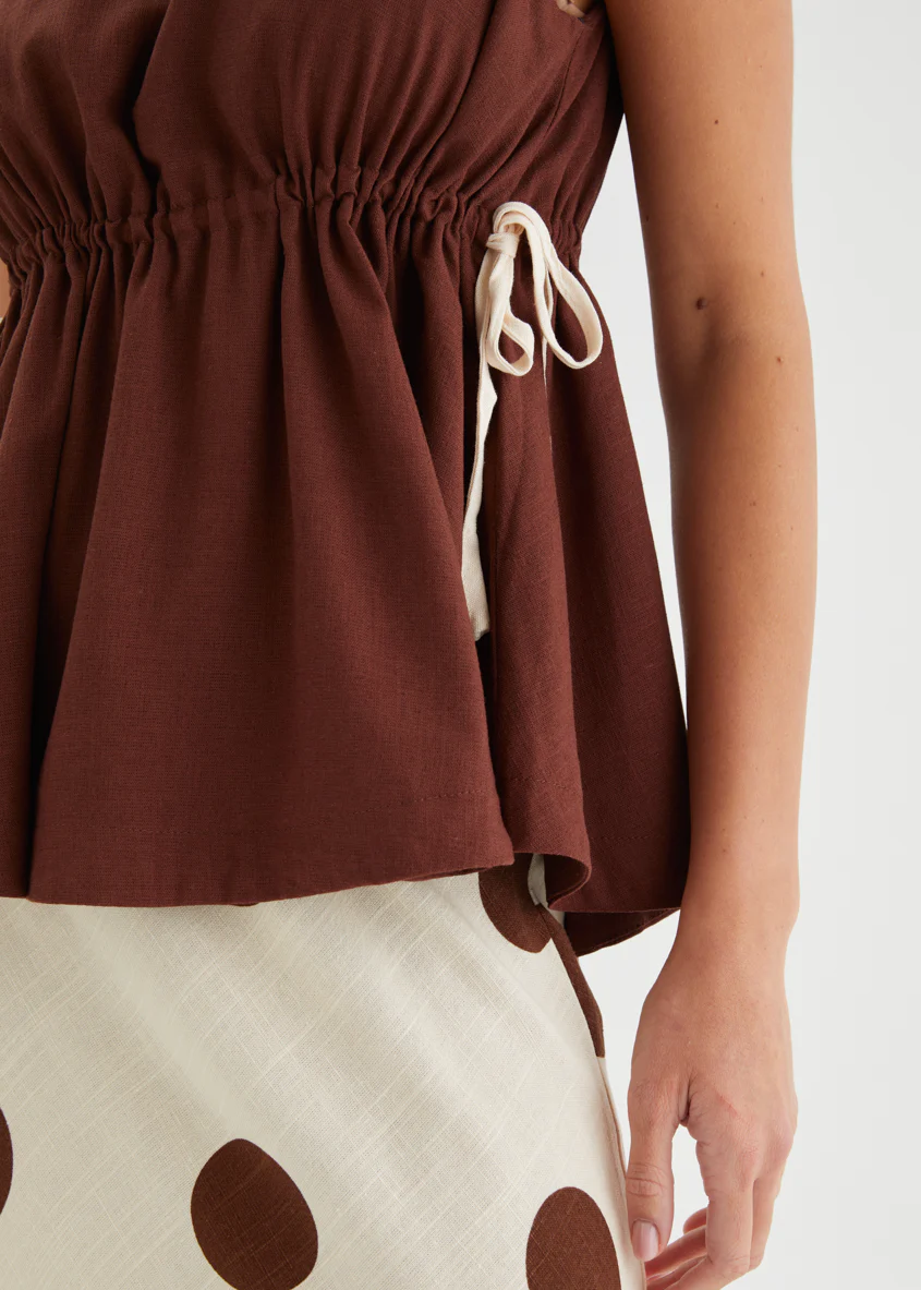 Mikkeli Top - Chocolate - Image 7
