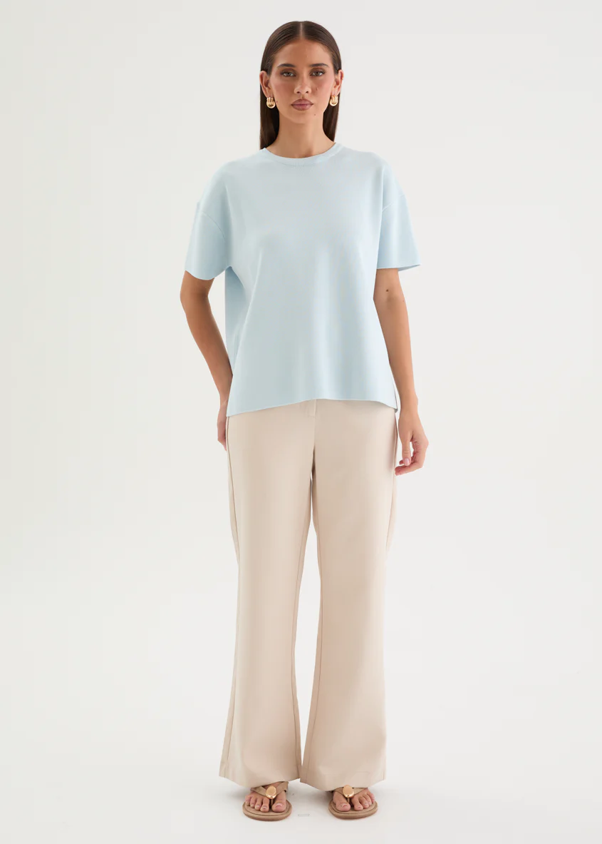 Milanna Knit Top - Blue - Image 6