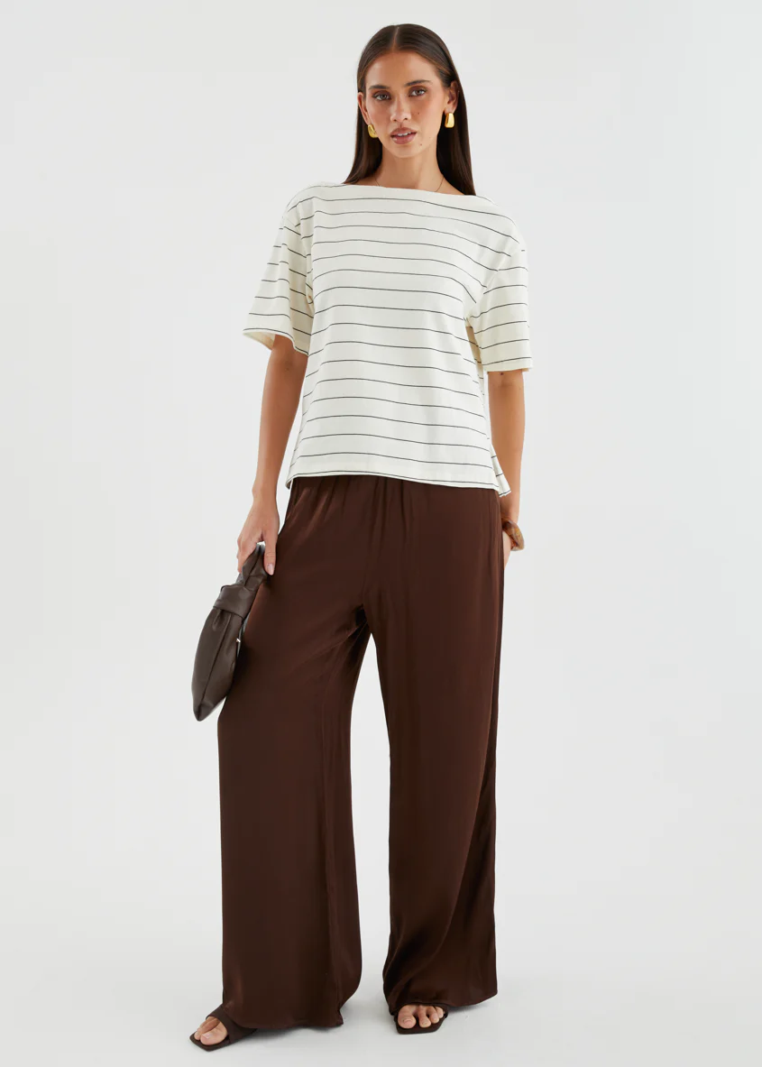 Milos Top - Cream Stripe - Image 5