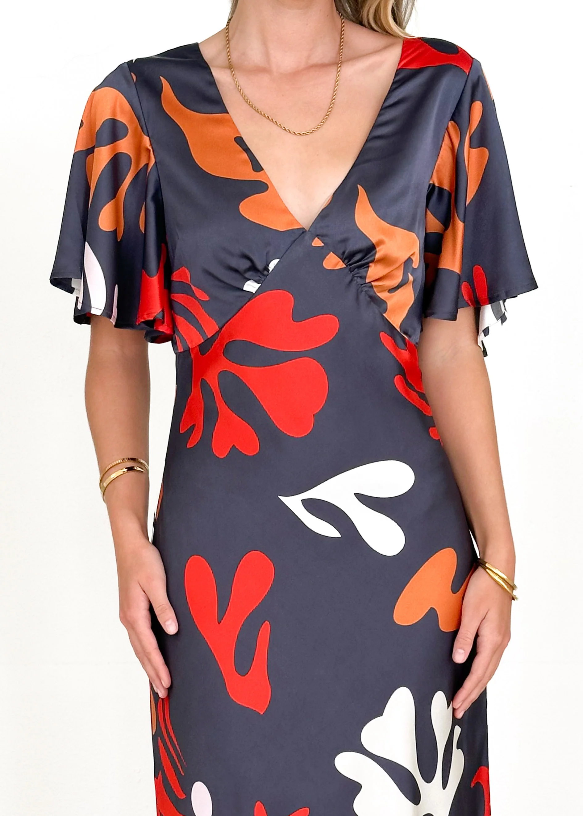 Mintoe Maxi Dress - Slate Abstract - Image 12