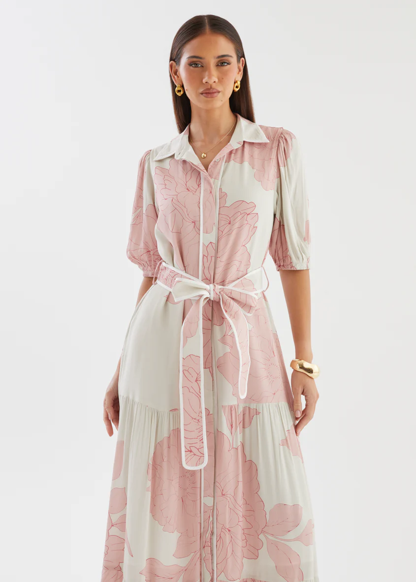 Miranda Maxi Dress - Blush Bloom - Image 10