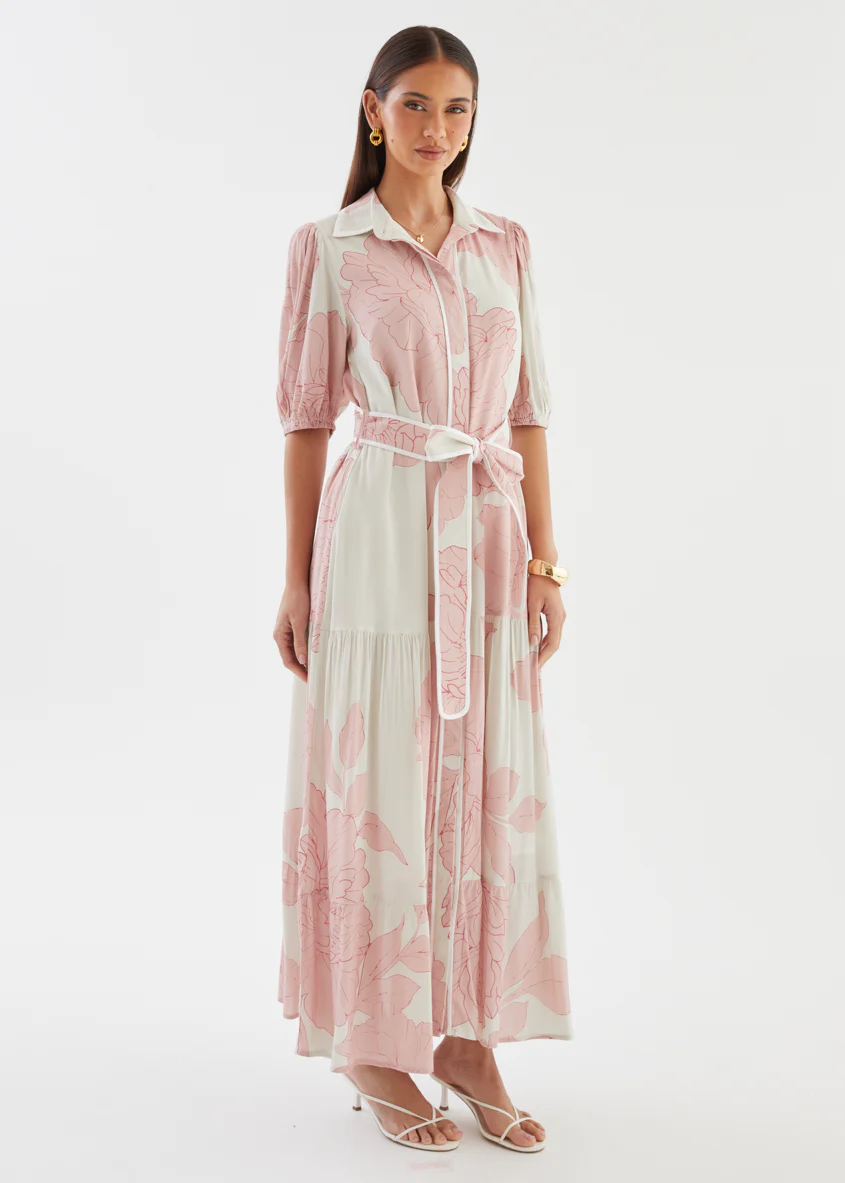 Miranda Maxi Dress - Blush Bloom - Image 13