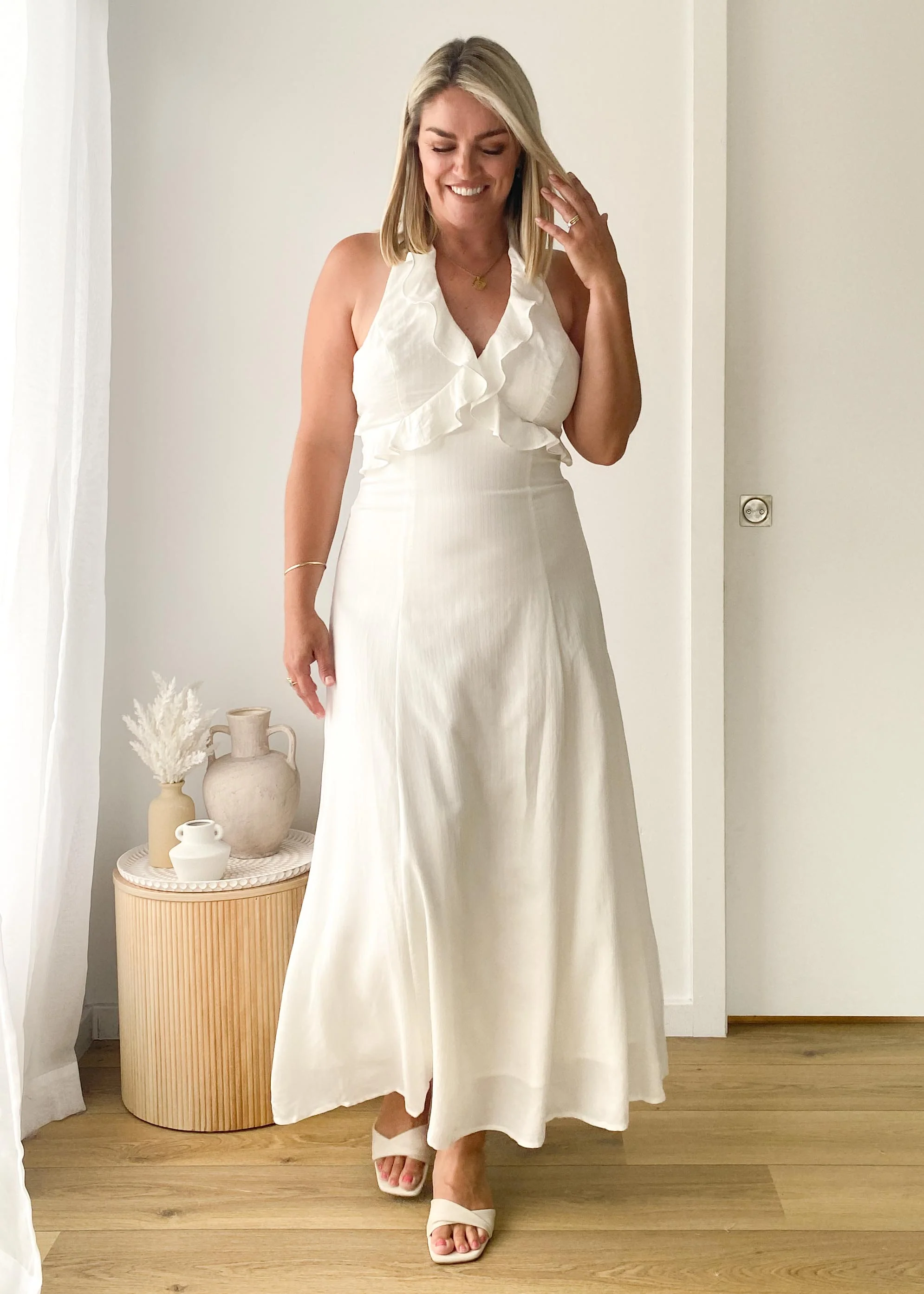 Montana Midi Dress - Off White - Image 2