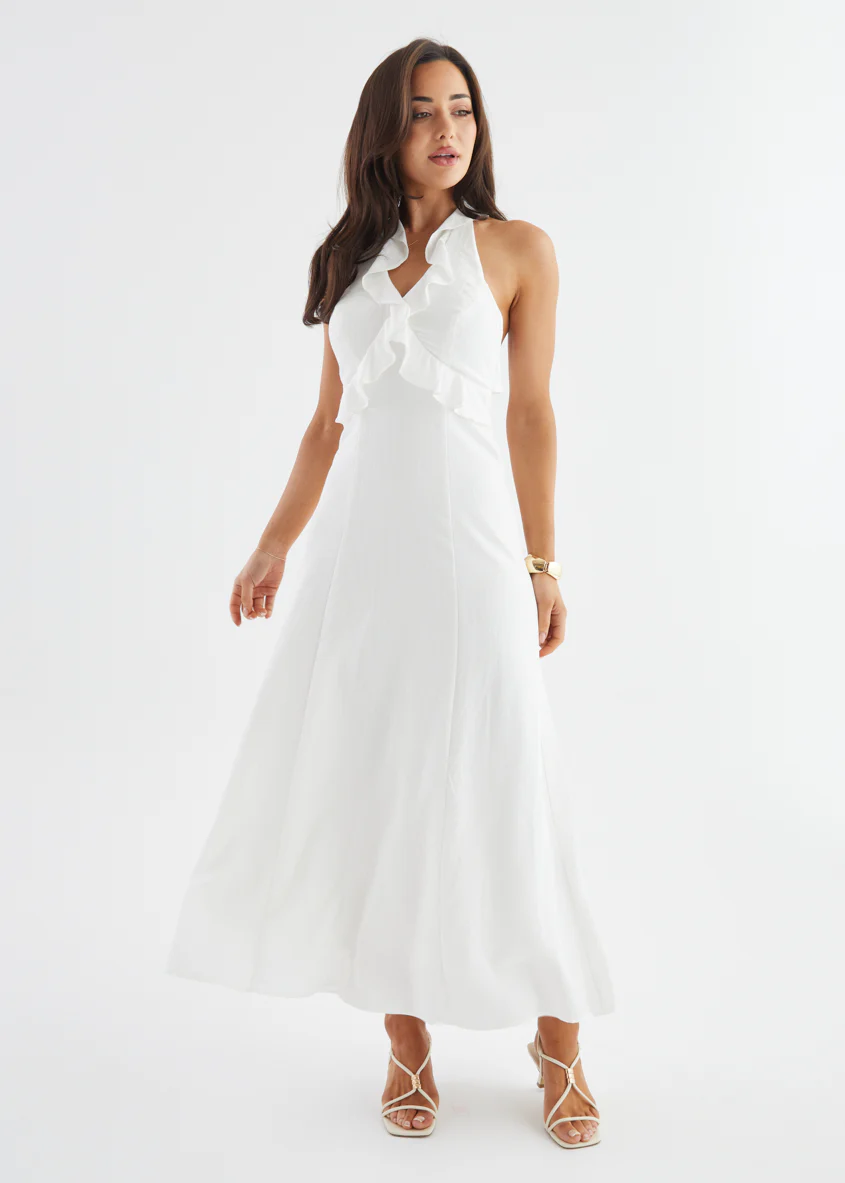 Montana Midi Dress - Off White - Image 7