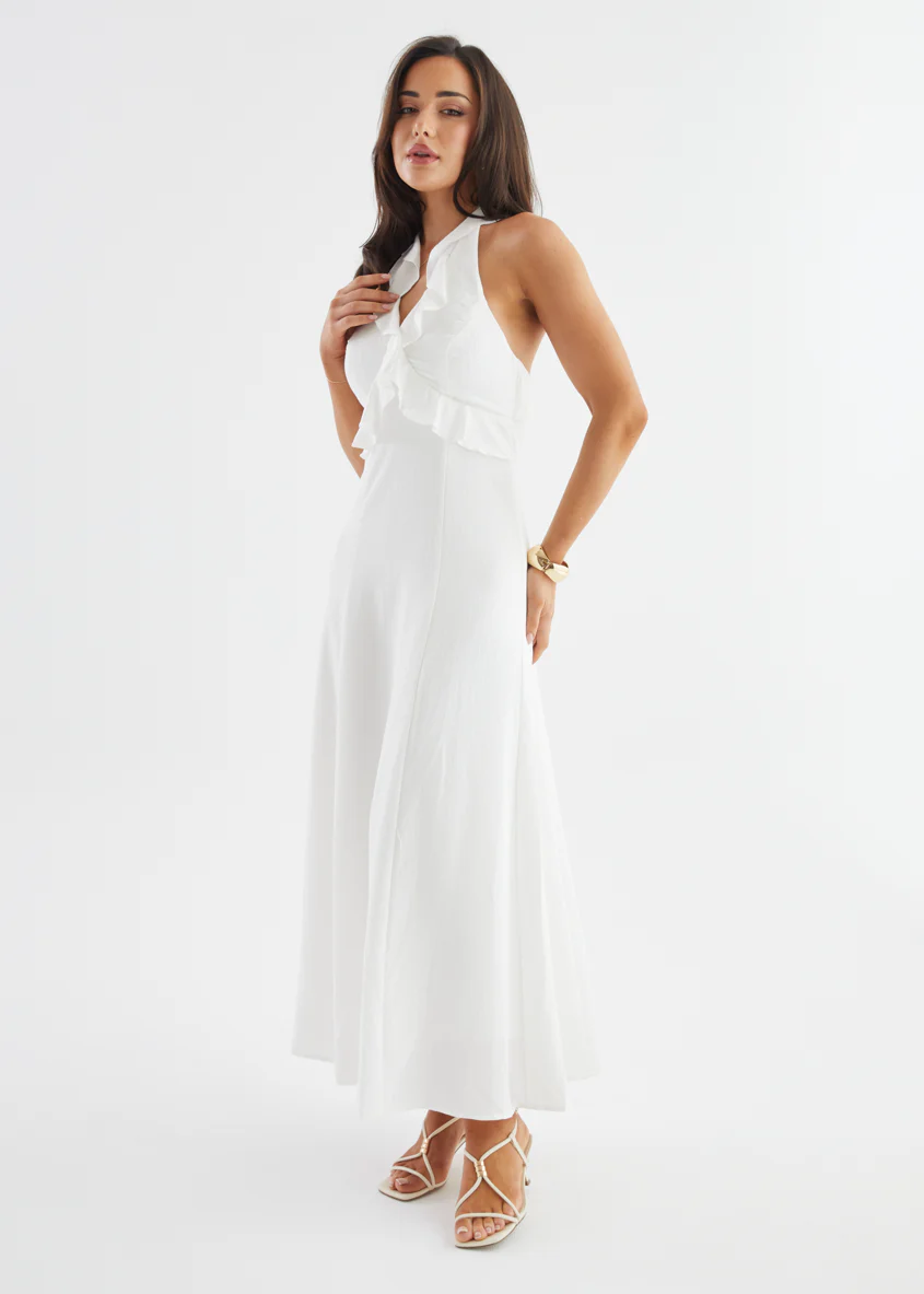 Montana Midi Dress - Off White - Image 8