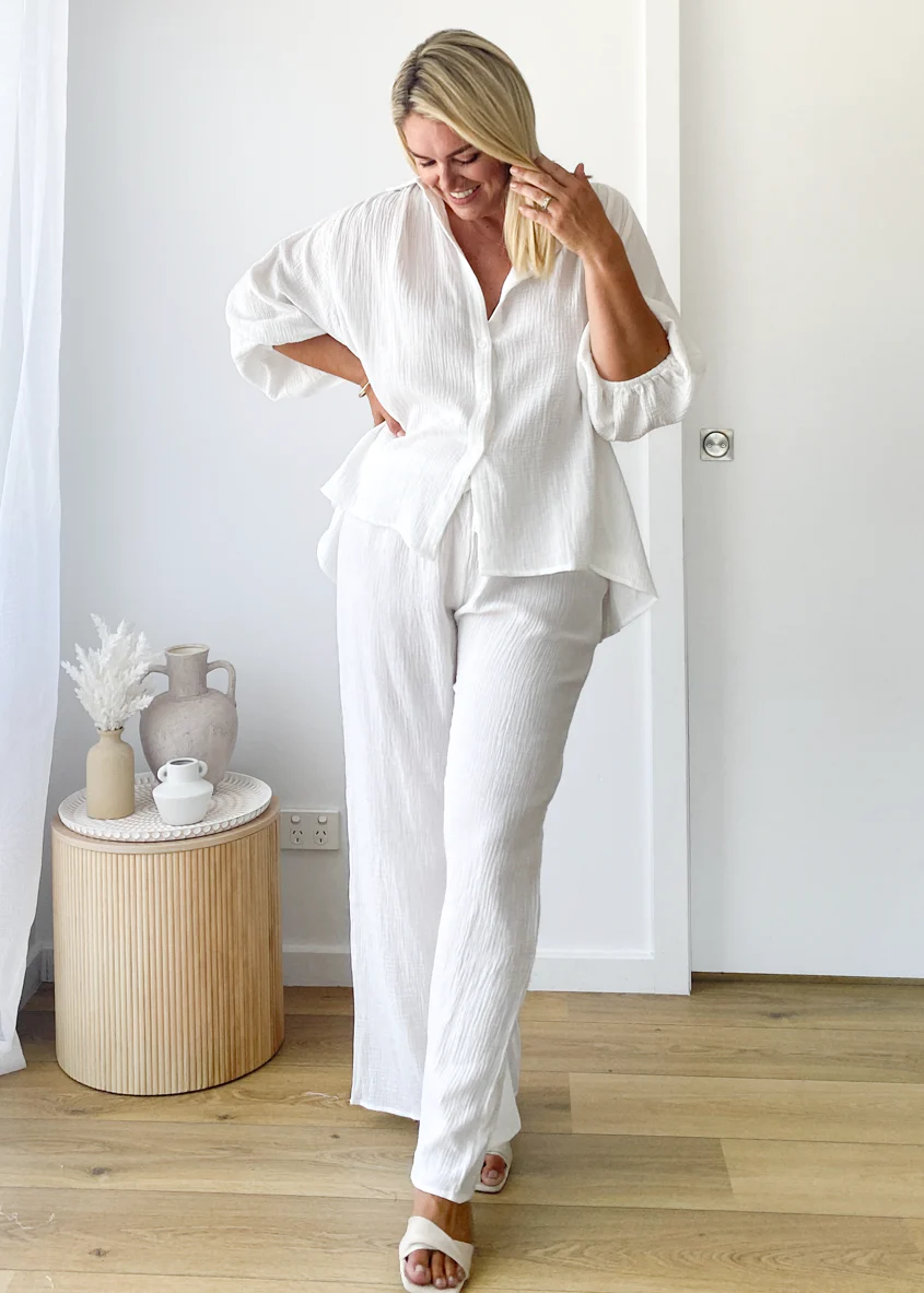 Monty Shirt - Off White - Image 4