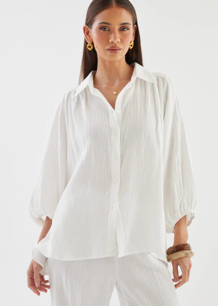Monty Shirt - Off White - Image 7