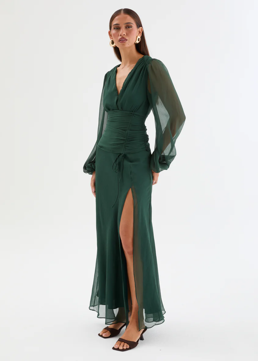 Moonstruck Maxi Dress - Forest Green - Image 4