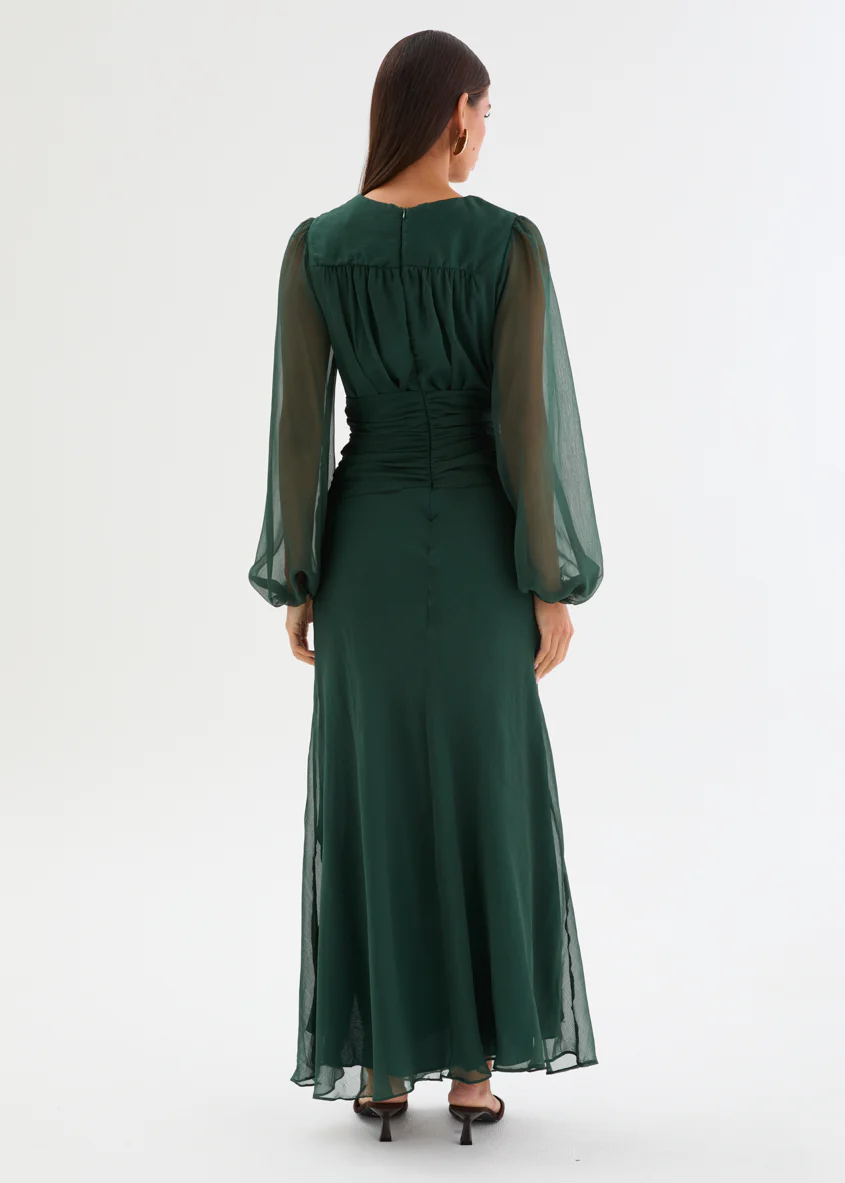 Moonstruck Maxi Dress - Forest Green - Image 5