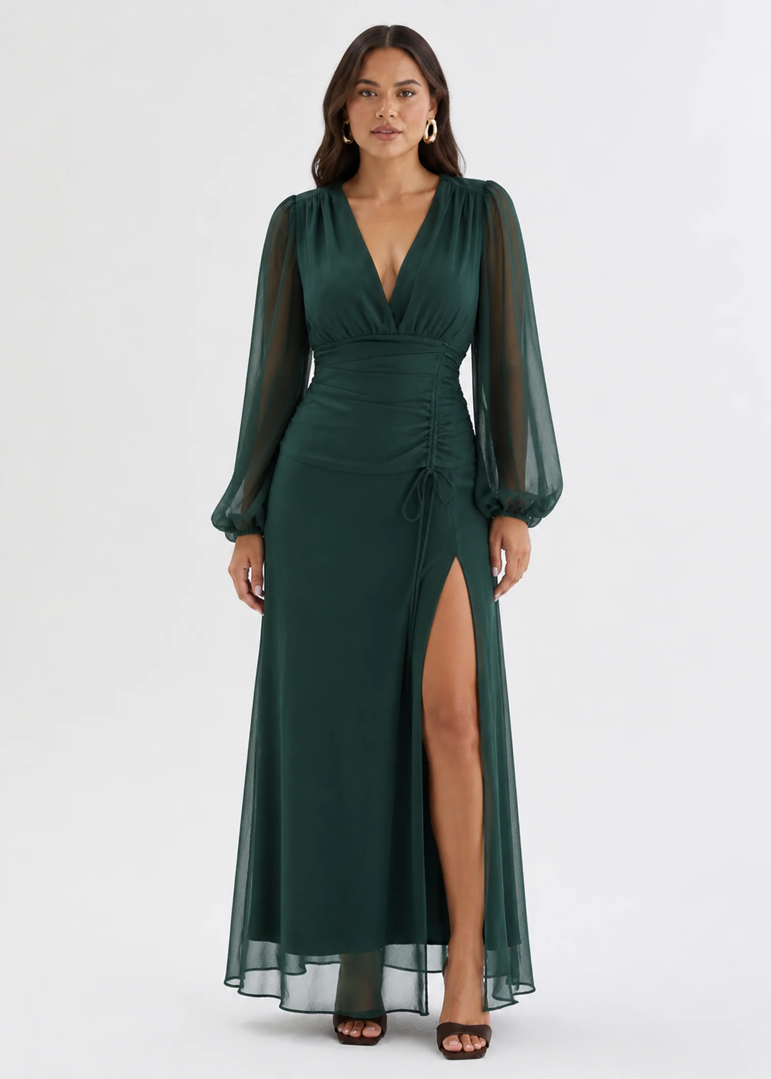 Moonstruck Maxi Dress - Forest Green - Image 7