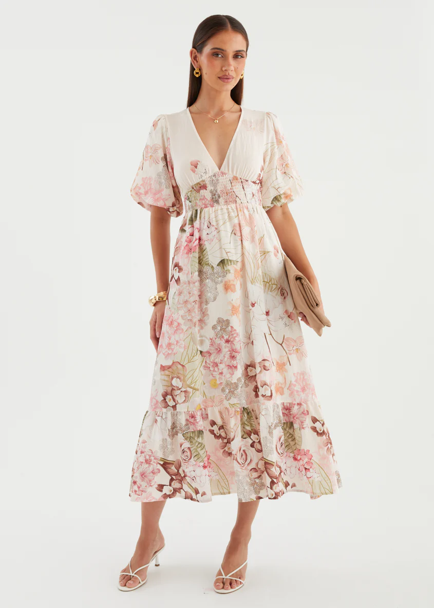 Nialla Maxi Dress - Botanical Blush - Image 4