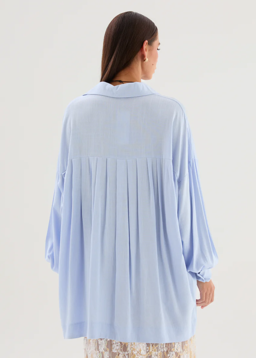 Nicholla Shirt - Light Blue - Image 6