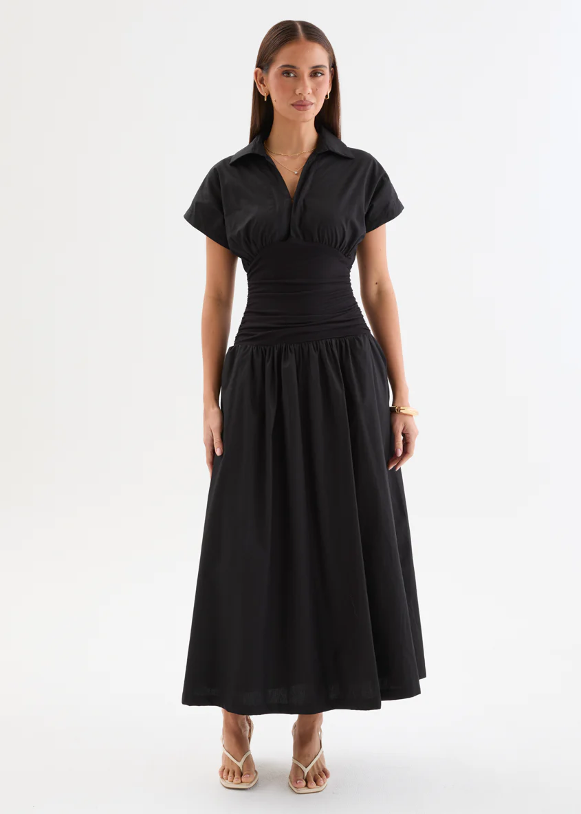 Nikkita Midi Dress - Black