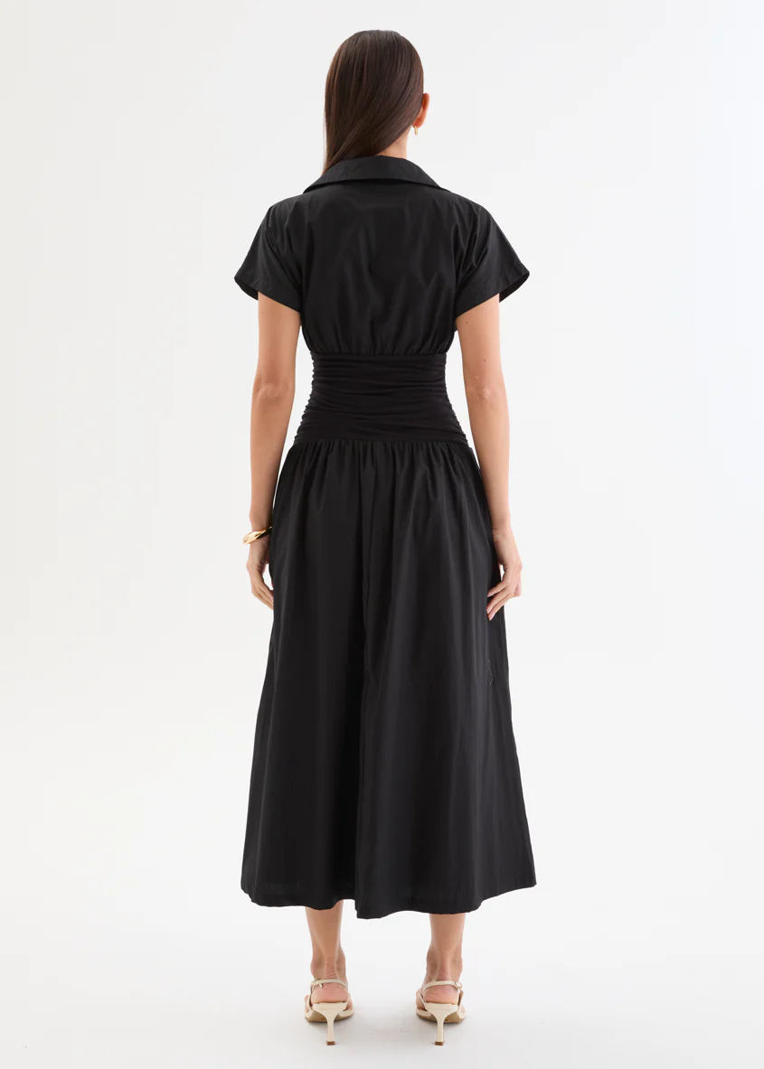 Nikkita Midi Dress - Black - Image 6