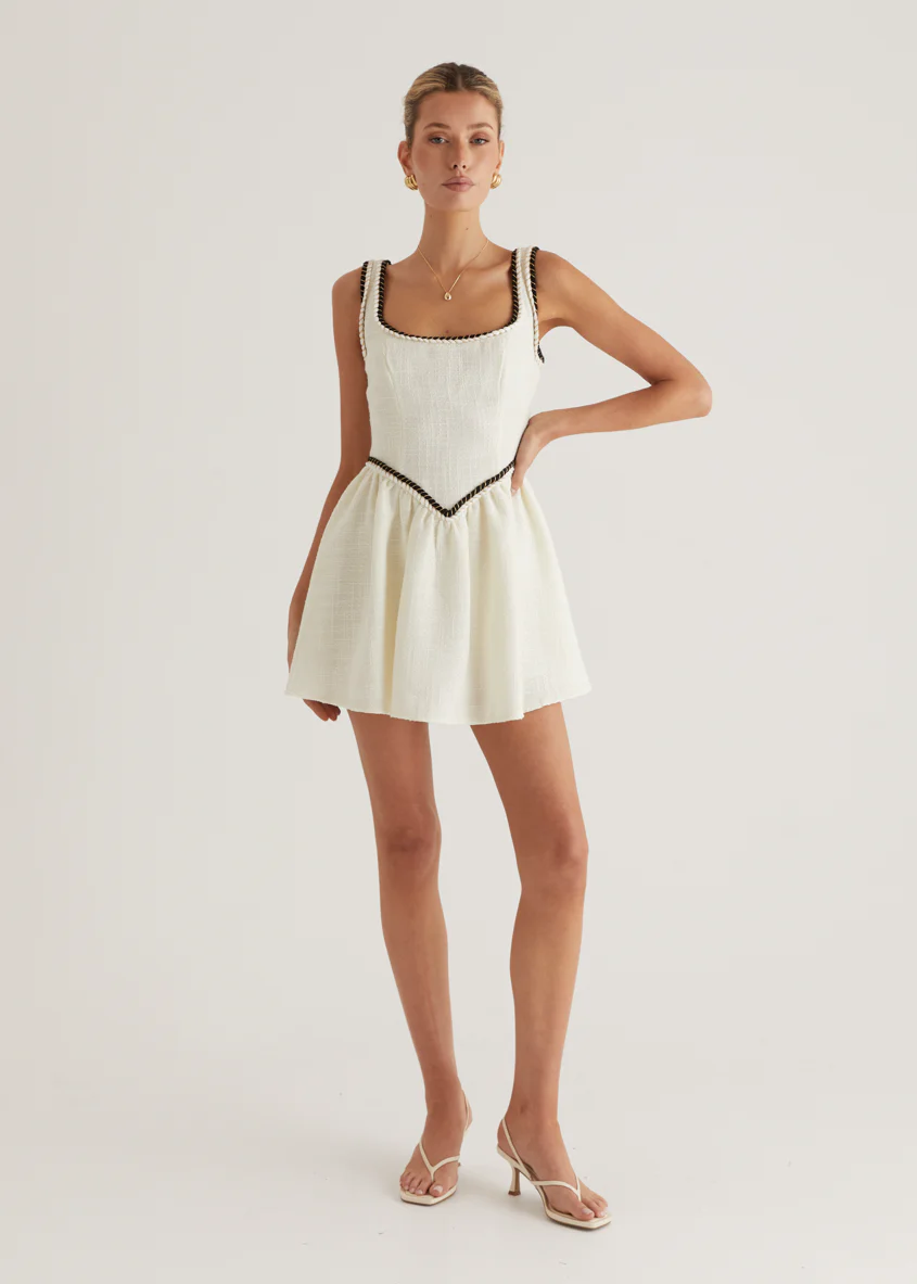 Nirvada Dress - Cream - Image 2