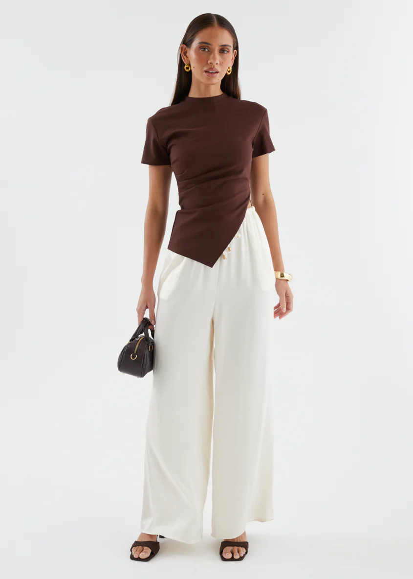 Novella Top - Chocolate