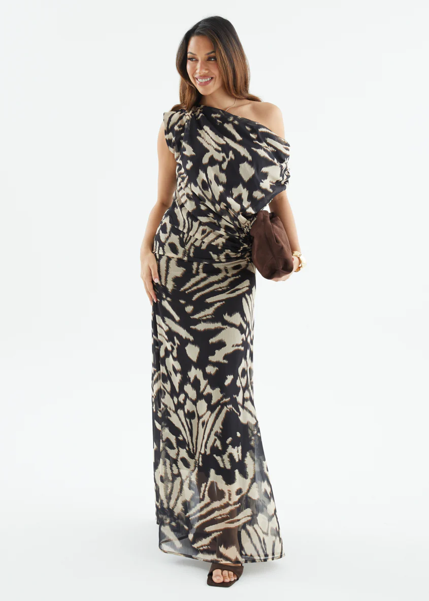 Olsen Off Shoulder Maxi Dress - Butterfly Effect - Image 6