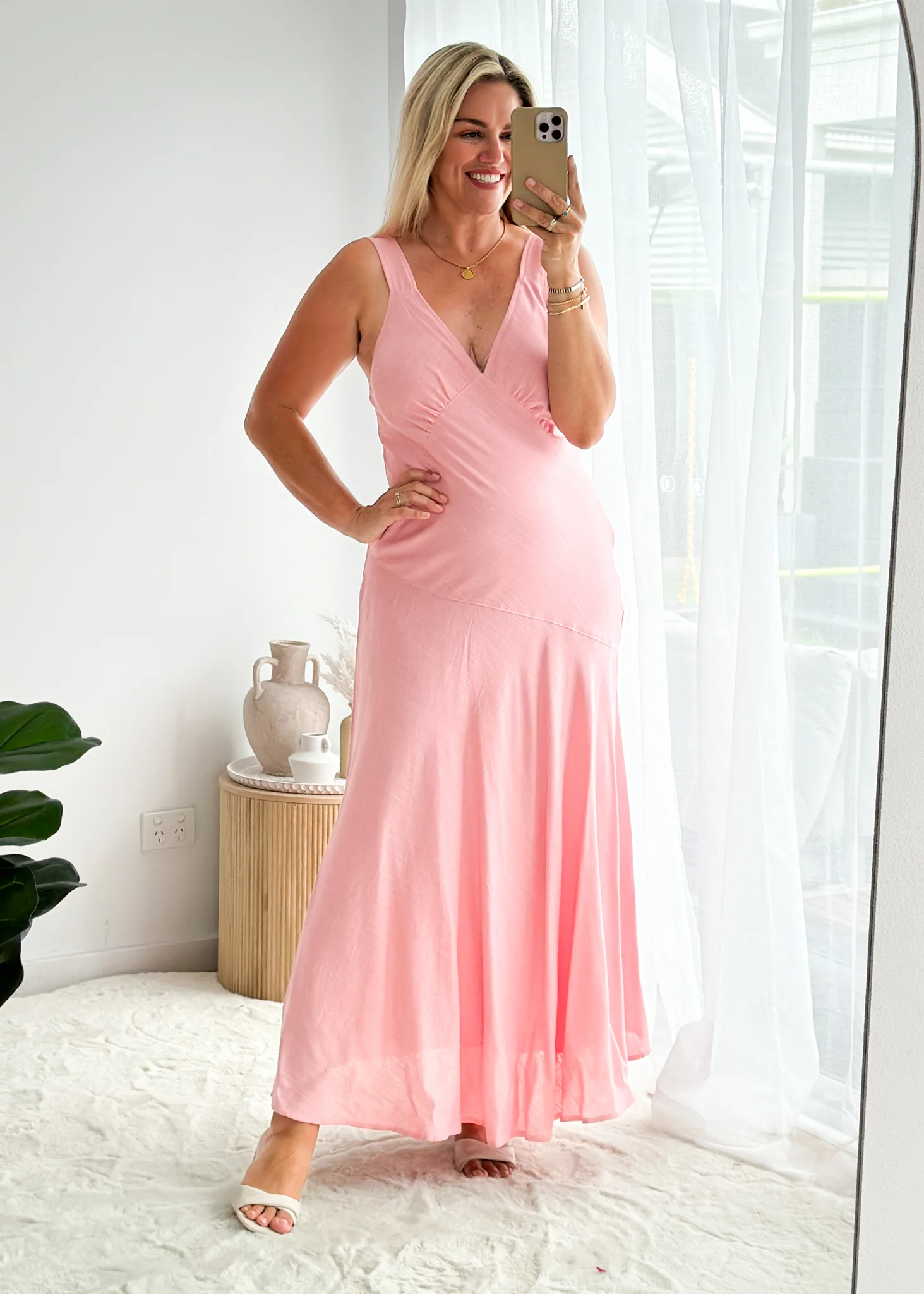 Orabelle Maxi Dress - Pink - Image 5