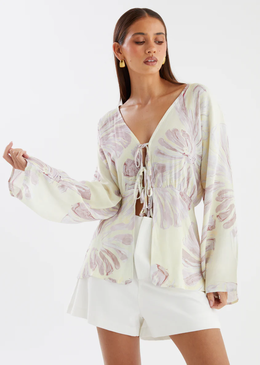 Origami Blouse - Seashell