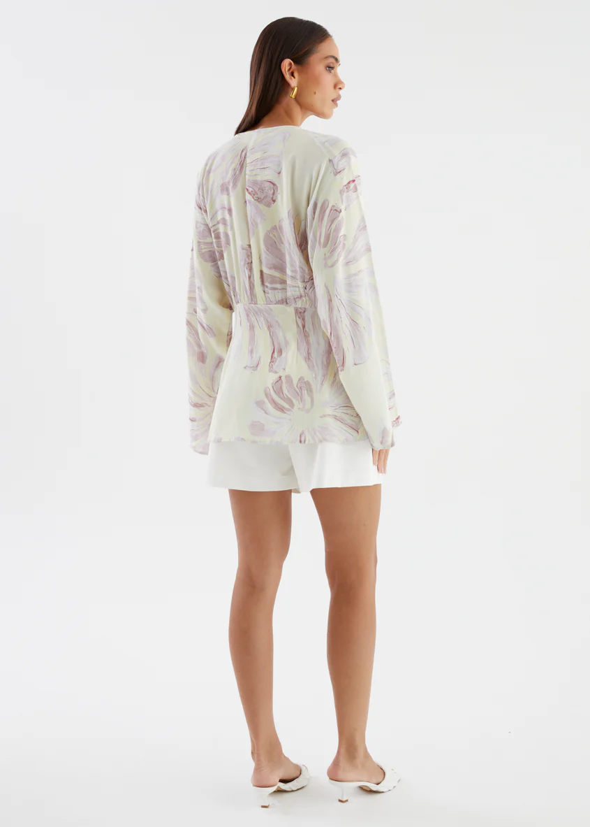 Origami Blouse - Seashell - Image 6