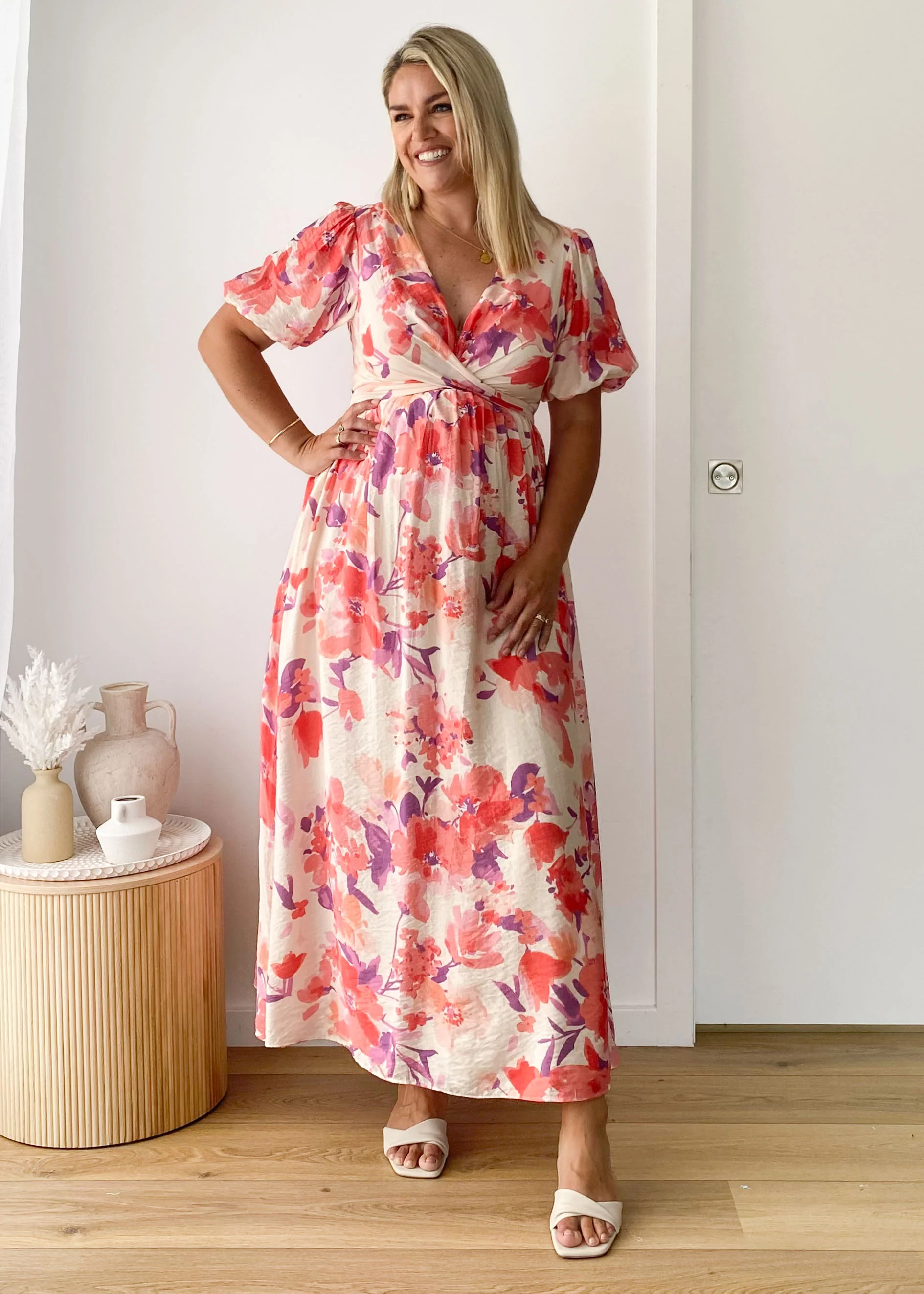 Patterson Maxi Dress - Ruby Floral - Image 2