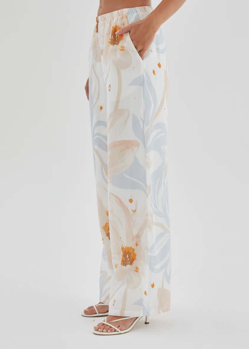 Pearla Set - Apricot Blue Floral - Image 13