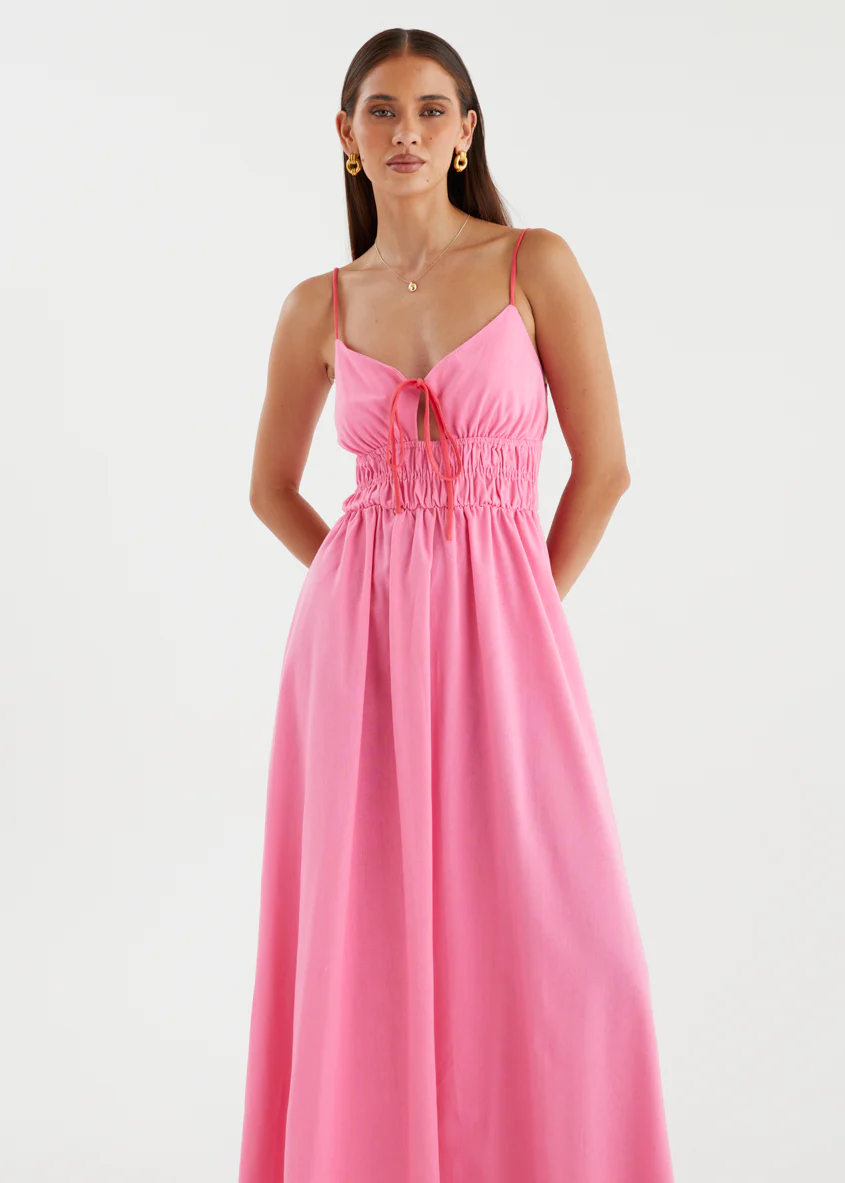 Petross Maxi Dress - Pink - Image 4