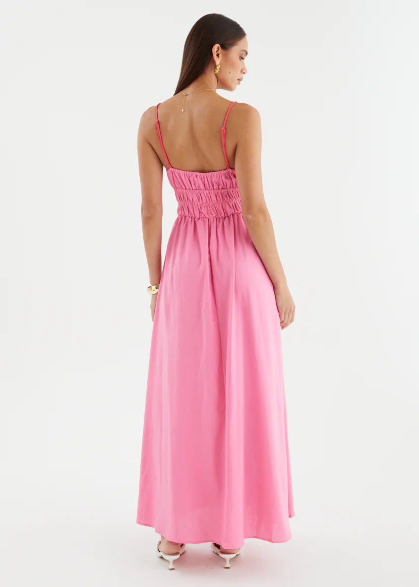 Petross Maxi Dress - Pink - Image 8