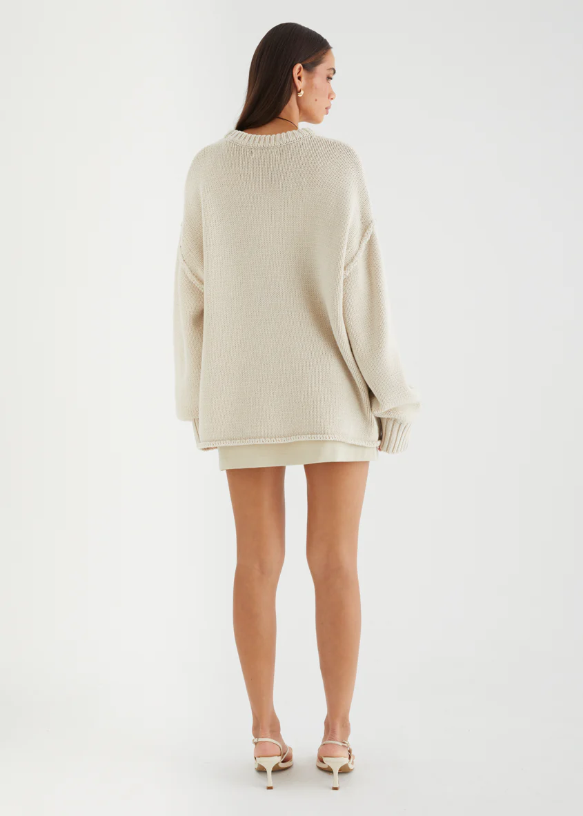 Prestin Sweater - Beige - Image 5