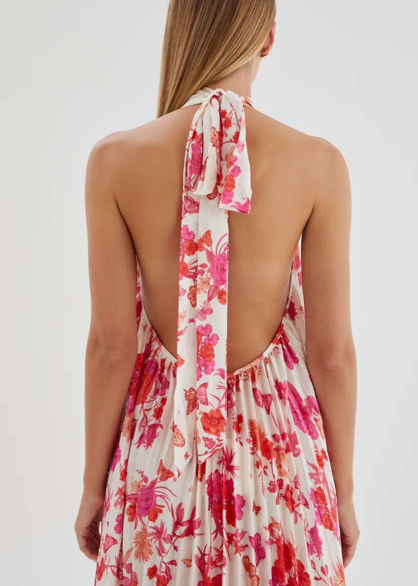 Preta Maxi Dress - Magenta Floral - Image 10