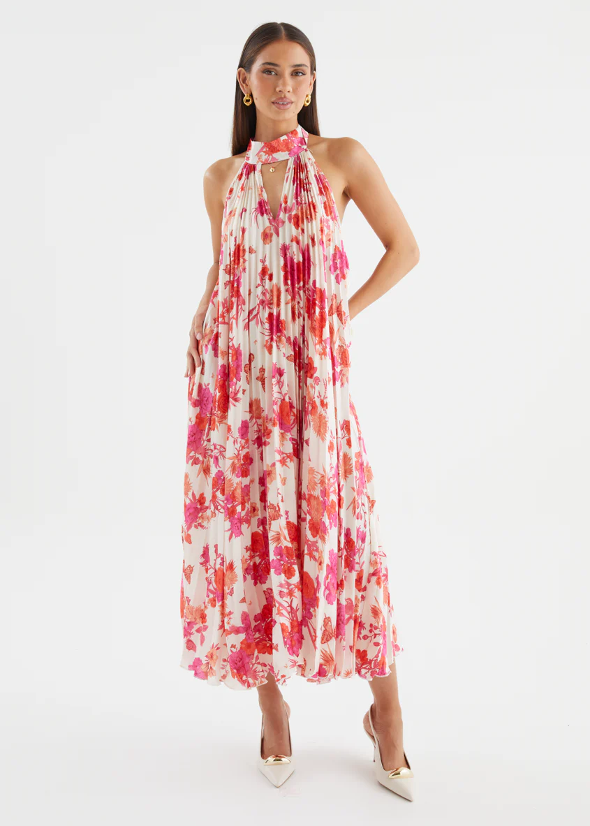 Preta Maxi Dress - Magenta Floral - Image 13