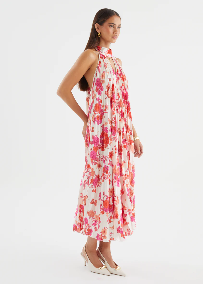 Preta Maxi Dress - Magenta Floral - Image 14